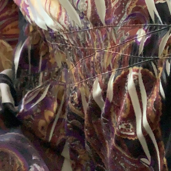 APT 9 beach cover or summer dress stretchy with beading earth-tones. Siz… - Picture 11 of 13